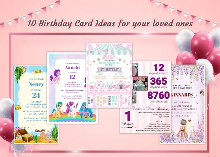 10 Birthday Card Ideas for your loved ones