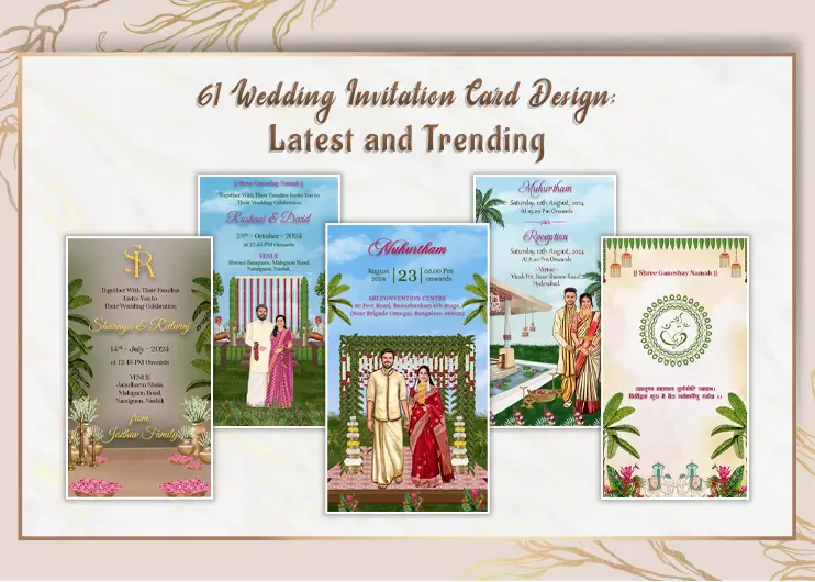 61 Wedding Invitation Card Designs – Latest and Trending