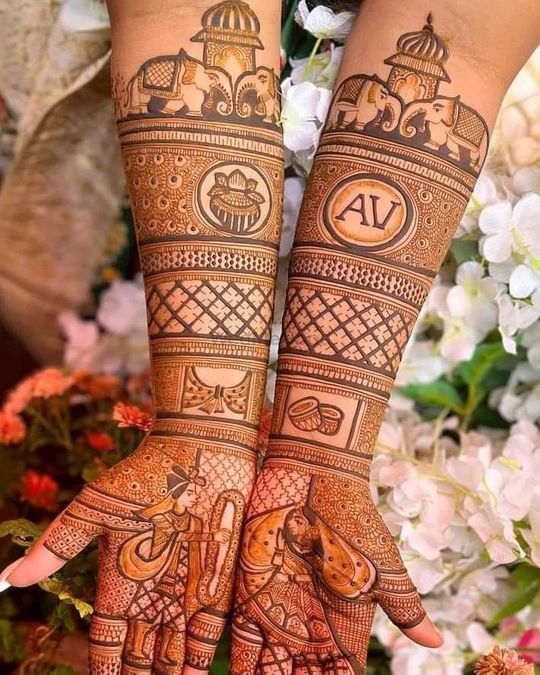 30+ Beautiful Mehndi Wedding Design for Brides and Ladies