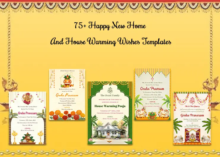 75+ Happy New Home And House Warming Wishes Templates