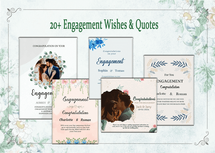 20+ Engagement Wishes & Quotes For Couples