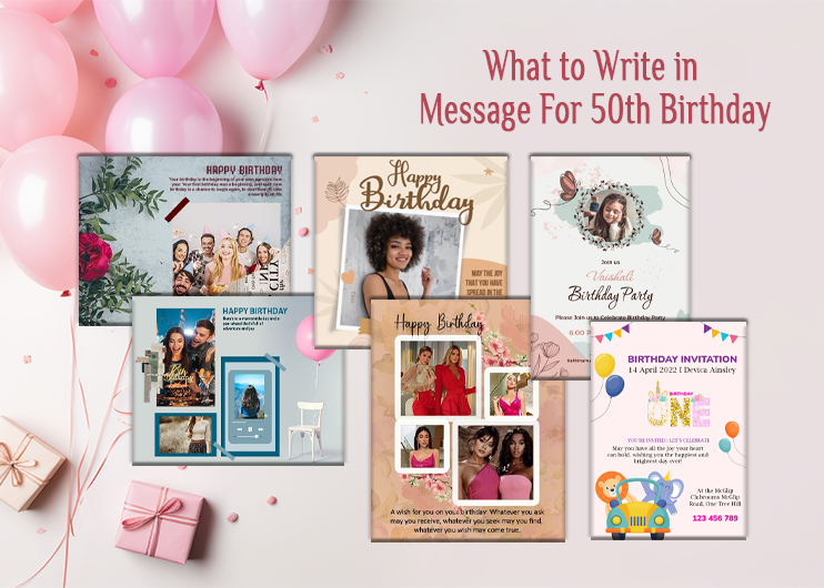 What to Write in Message For 50th Birthday Best Guide