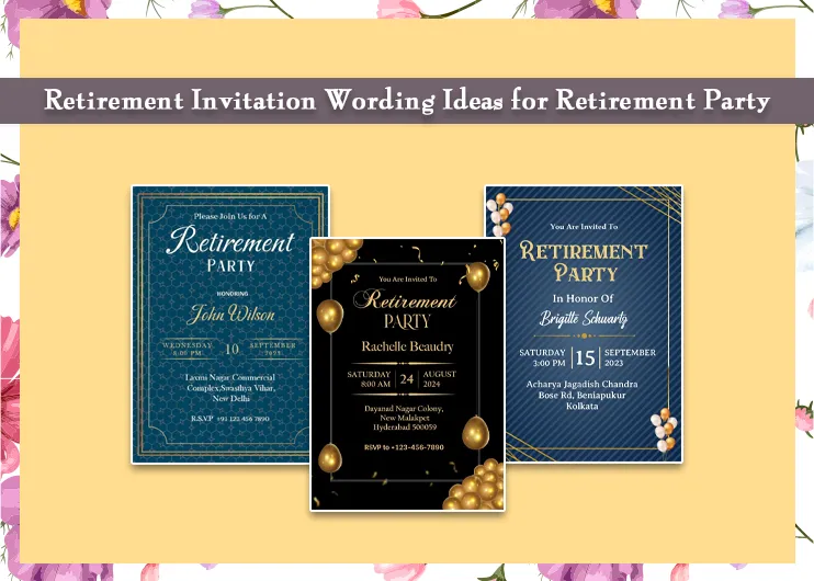 Retirement Invitation Wording Ideas for Retirement Party