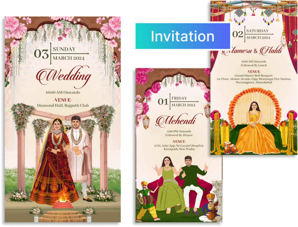 Trendiest WhatsApp Wedding Invitation Cards