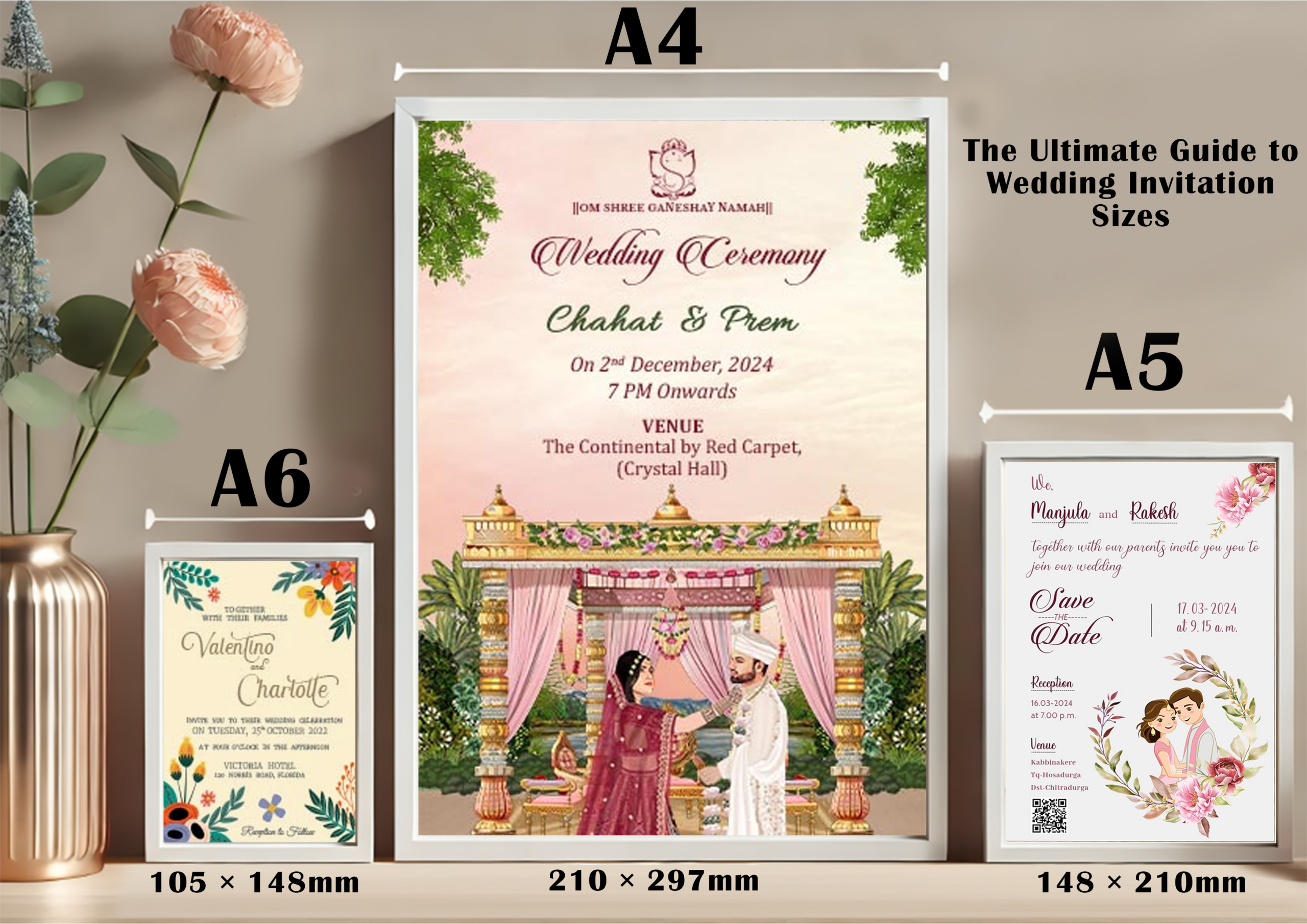 The Ultimate Guide to Wedding Invitation Sizes