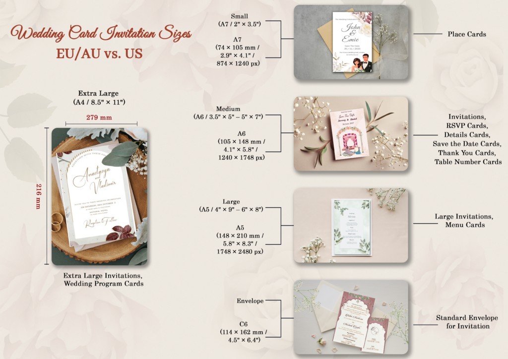 The Ultimate Guide to Wedding Invitation Sizes